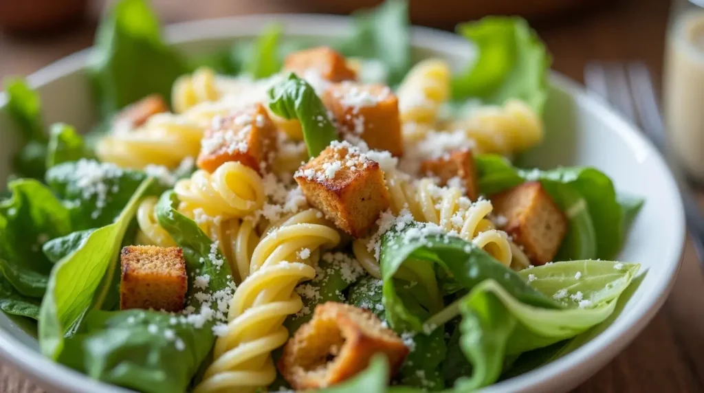 How to Make the Best Caesar Pasta Salad Step by Step
