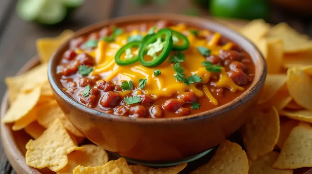 Chili & Cheese Dip Recipe – Creamy, Cheesy & Flavorful