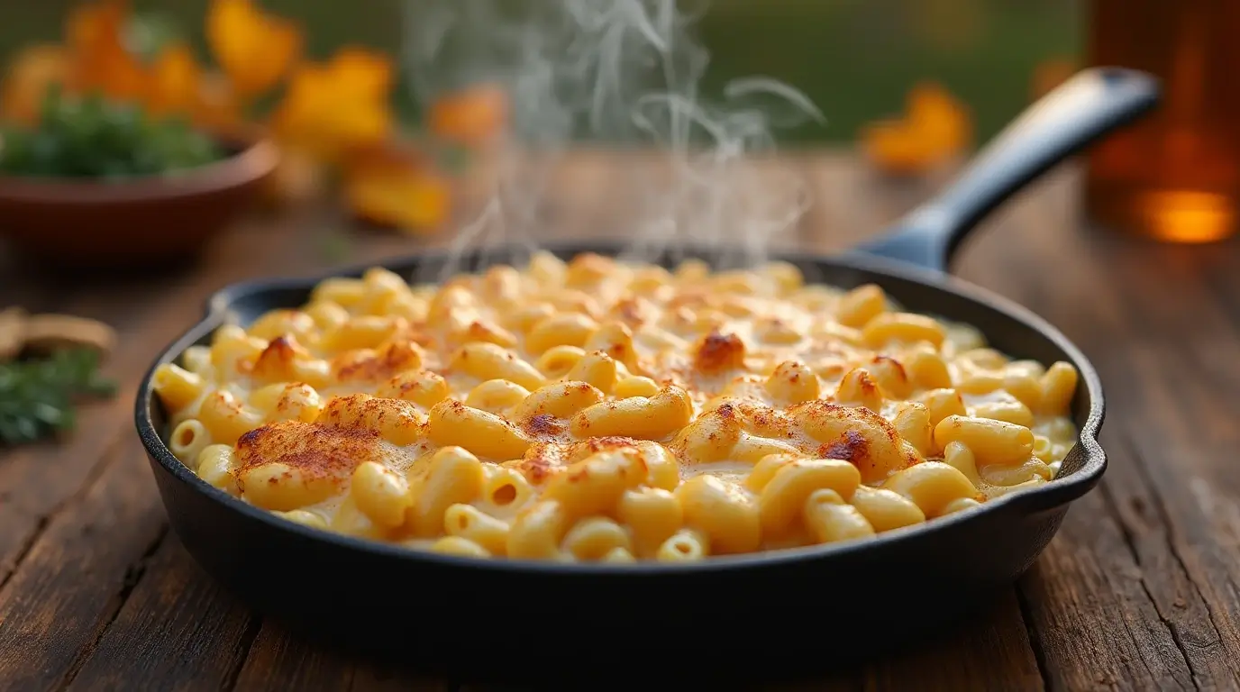 smoky mac and cheese cooked