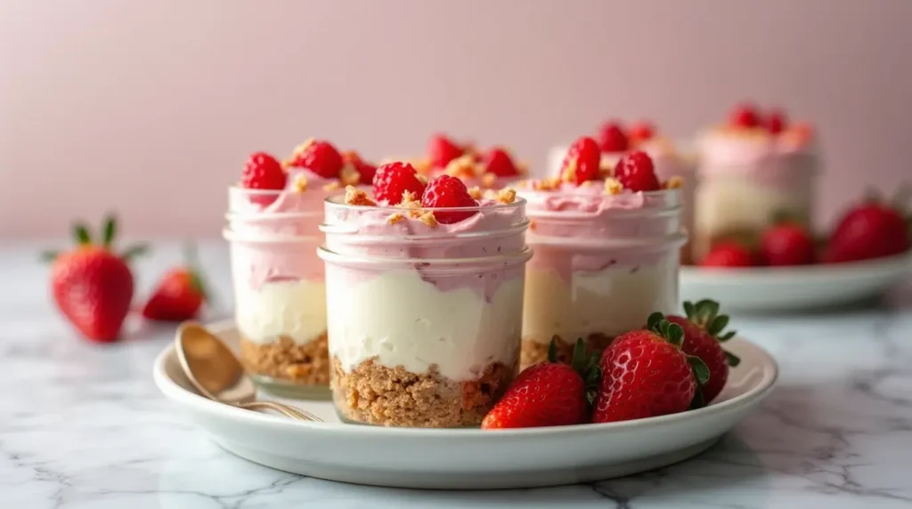 No-Bake Strawberry Cheesecake